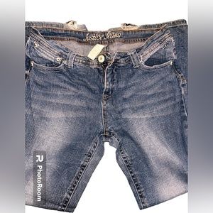 JUSTICE JEANS girls size 16.5